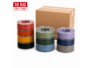 10kg AzureFilm Refill PLA Matte HS – tilfældige farver