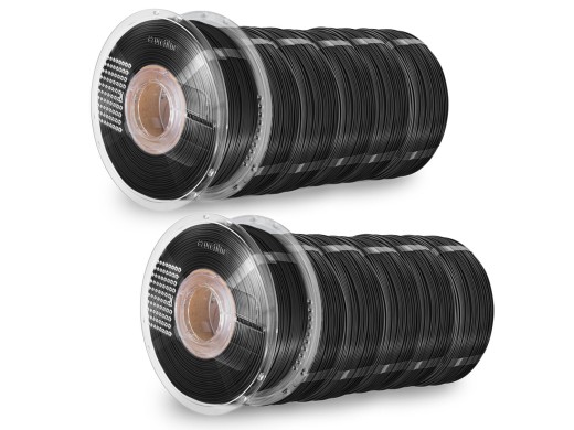 AzureFilm Refill PLA Super Pack Black – 10kg + 2 Spools