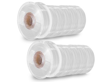 AzureFilm Refill PLA Super Pack Hvid – 10kg + 2 spoler