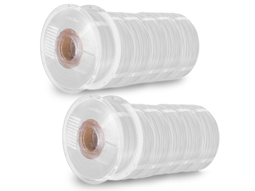 AzureFilm Refill PLA Super Pack Hvid – 10kg + 2 spoler
